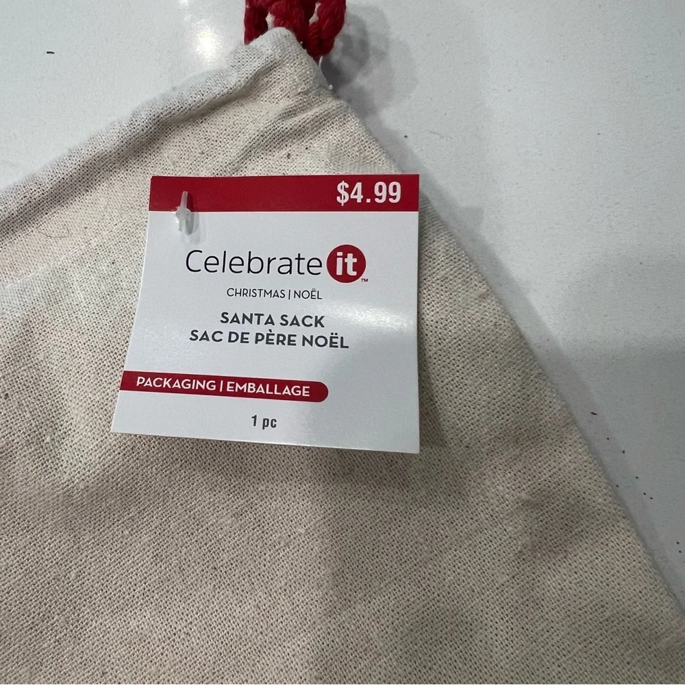 Target Canvas Christmas Gift Bags - Red and Green